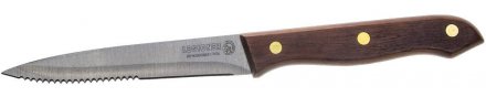 Нож LEGIONER &quot;GERMANICA&quot; для стейка, с деревянной ручкой, лезвие нерж 110мм 47834_z01 купить в Тюмени