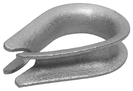 Коуш ЗУБР DIN 6899, оцинкованный, 3мм, 2 шт 4-304496-03 купить в Тюмени