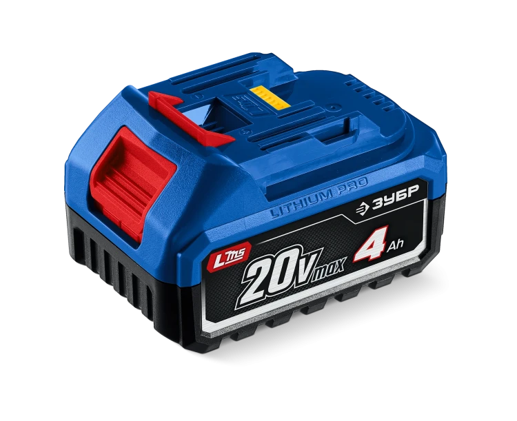 ЗУБР Power PRO, 20 В, 4.0 А/ч, аккумулятор LMS, ПРОФЕССИОНАЛ (BP-P-20-4) купить в Тюмени
