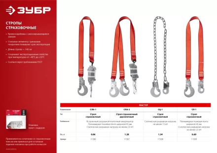 Строп ленточный одноплечный с амортизатором серия Без серии купить в Тюмени