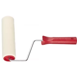 Валик ЗУБР "МАСТЕР" "ВЕЛЮР", 100% шерсть, ворс 4мм, ручка 6мм, d=40/180мм 03535-18