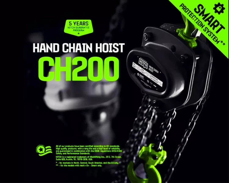 Таль ручная цепная HITCH CH200-G, 2 т, 3 м. Гальваническая цепь купить в Тюмени