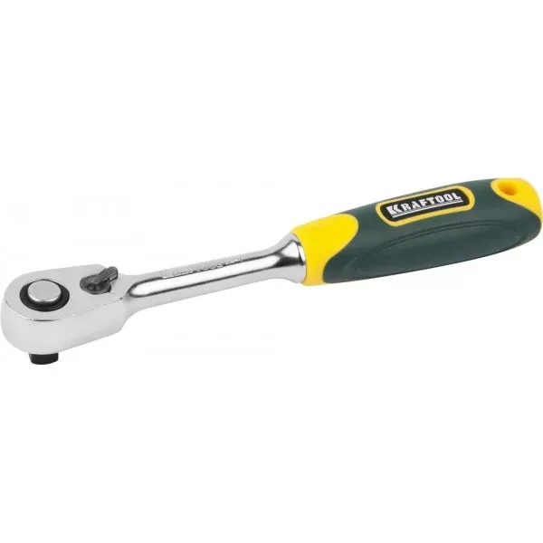 Трещотка для торцовых головок KRAFTOOL "PRO", Сr-V сталь, 60 зубцов, 1/4" 27794-1/4_z02 купить в Тюмени