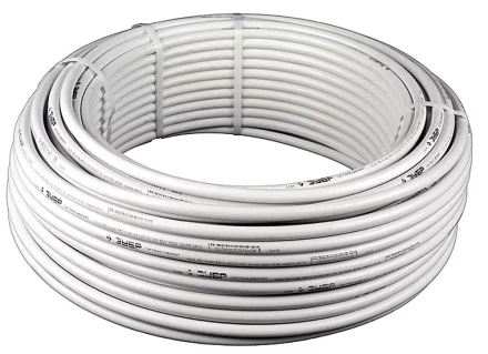 Труба металлопластиковая ЗУБР "ШиреФит", 20мм, толщ стенки 2мм, мет. слоя 0,4мм, макс. давл/ 10атм при т-ре 95°С, 100 м 51455-20 купить в Тюмени