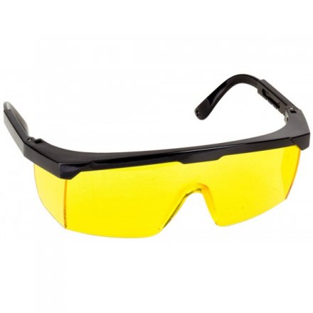 Очки STAYER &quot;MASTER&quot; защитные, желтые, поликарбонатная монолинза, регулируемые по длине дужки 2-110453 купить в Тюмени