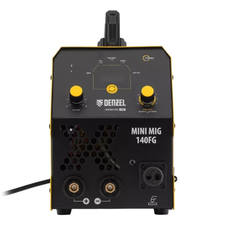 Аппарат инвертор. полуавтомат. сварки Denzel Mini MIG-140FG 94322, 140 А, ПВ 60% купить в Тюмени