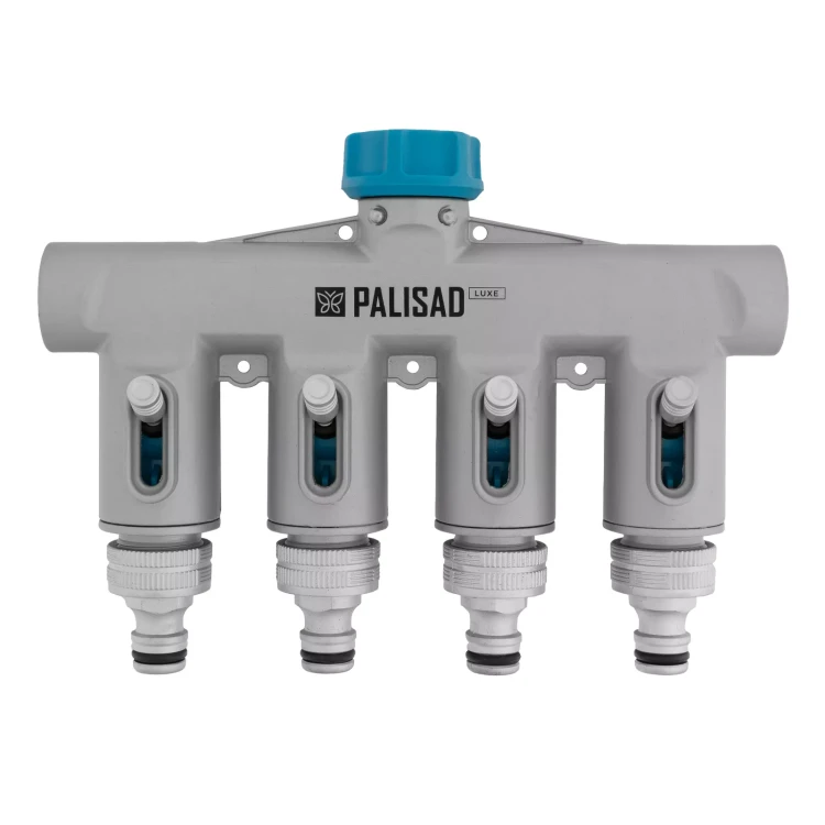 Разветвитель четырёхканальный Palisad 65833, с внутренней резьбой 3/4", алюминий, LUXE купить в Тюмени