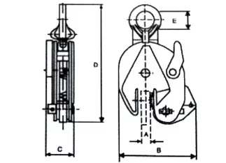 Захват для вертикального подъема листового металла универсальный DSQC-1.5 купить в Тюмени