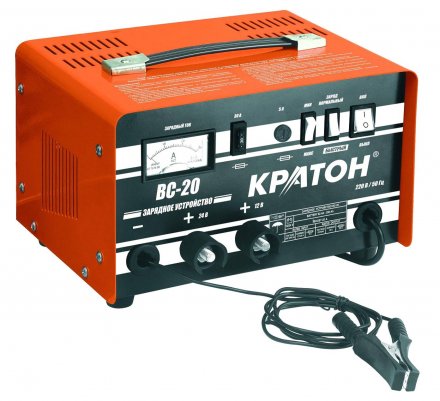 Устройство зарядное для аккумулятора Кратон BC-20 3 06 01 005 купить в Тюмени