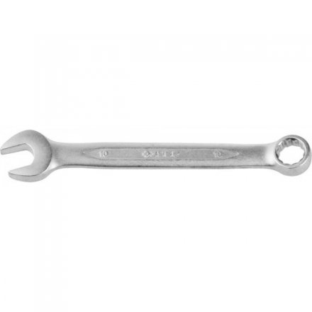 Ключ ЗУБР &quot;ПРОФИ&quot; гаечный комбинированный, Cr-V сталь, хромированный, 10мм 27022-10 купить в Тюмени