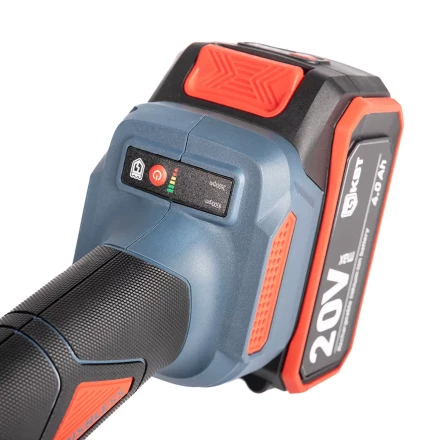 Угловая шлифмашина аккумуляторная бесщеточная КВТ GB-20-125 с оснасткой до 125 мм (102595) купить в Тюмени