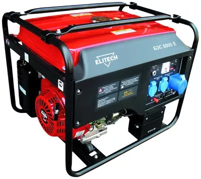 Бензогенератор Elitech БЭС 8000 Е купить в Тюмени