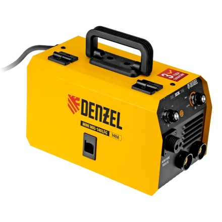 Аппарат инвертор. полуавтомат. сварки Mini MIG-140LFG, 140 А, ПВ 60%// Denzel 94305 купить в Тюмени