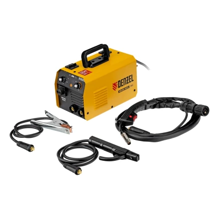 Аппарат инвертор. полуавтомат. сварки Mini MIG-140LFG, 140 А, ПВ 60%// Denzel 94305 купить в Тюмени