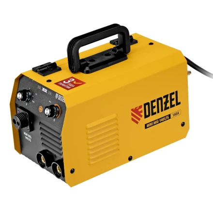 Аппарат инвертор. полуавтомат. сварки Mini MIG-140LFG, 140 А, ПВ 60%// Denzel 94305 купить в Тюмени