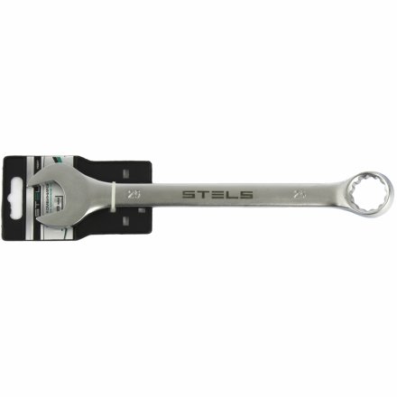 Ключ комбинированный 25 мм CrV матовый хром STELS 15227 купить в Тюмени