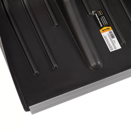 Лопата для уборки снега пластиковая, 405 х 420 х 1415 мм, деревянный черенок, Sparta 61640 купить в Тюмени