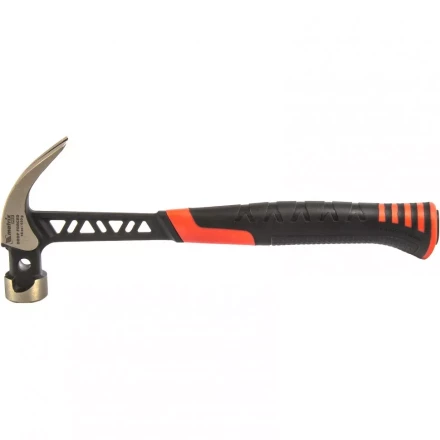 Молоток-гвоздодёр 450 г цельнокованый боек с магнитом MATRIX 10465 купить в Тюмени