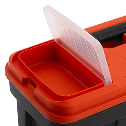 Ящик для инструмента с мет. замками 16&quot;, 410х210x175 мм Россия Stels 90746 купить в Тюмени