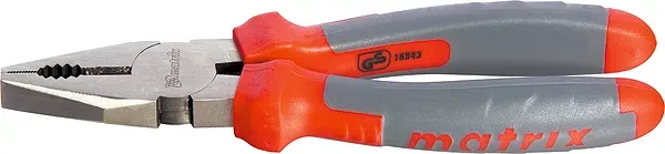Плоскогубцы комбинированные 180мм двухкомпонентные рукоятки MATRIX PROFESSIONAL 16943 купить в Тюмени