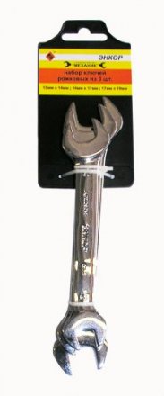 Набор ключей рожковых 3шт Энкор 26061 26061 купить в Тюмени