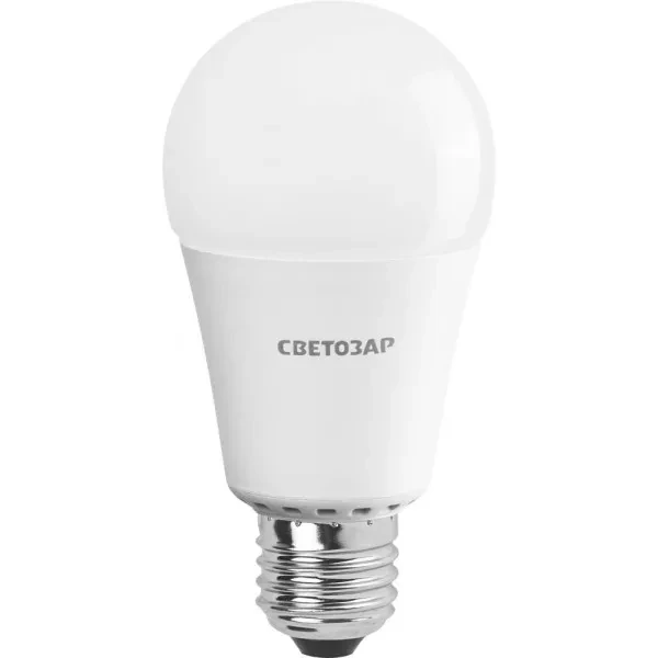 Лампа СВЕТОЗАР светодиодная "LED technology", цоколь E27(стандарт), яркий белый свет (4000К), 220В, 12Вт (100) 44508-100_z01 купить в Тюмени