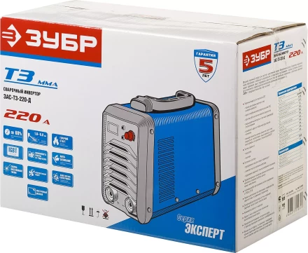 Сварочный инвертор с дисплеем ММА ЗАС-Т3-220-Д серия ПРОФЕССИОНАЛ купить в Тюмени