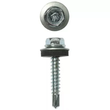 Саморезы ЗУБР &quot;ПРОФЕССИОНАЛ&quot; оцинков., для крепл. кров. матер. к дерев. обреш., 4.8х29мм, 2500шт 4-300310-48-029 купить в Тюмени