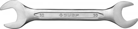 Ключ ЗУБР &quot;МАСТЕР&quot; гаечный рожковый, Cr-V сталь, хромированный, 30х32мм 27010-30-32 купить в Тюмени
