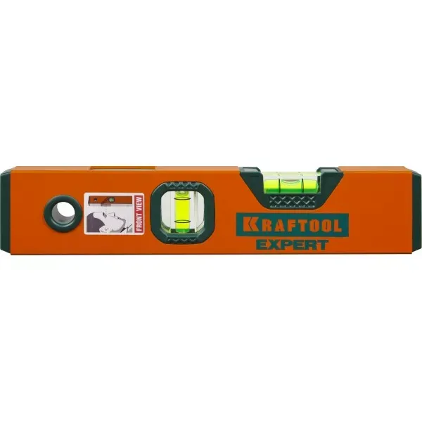 Уровень коробчатый "EXPERT", KRAFTOOL 34710-025, 2 ампулы, 0,5 мм/м, 250мм 34710-025_z01 купить в Тюмени