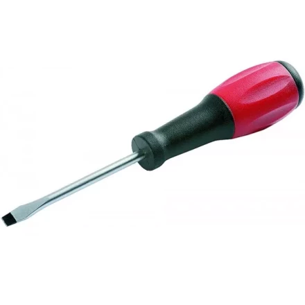 Отвертка ЗУБР "МАСТЕР", хром-ванадиевая сталь, эргономичная двухкомпонентная рукоятка, SL 5,0х100мм 25231-05-10 купить в Тюмени