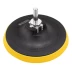 Тарелка опорная для дрели и УШМ с липучкой, 115 мм, стандартная, с адаптером c М14 на d8 Denzel 76250 купить в Тюмени