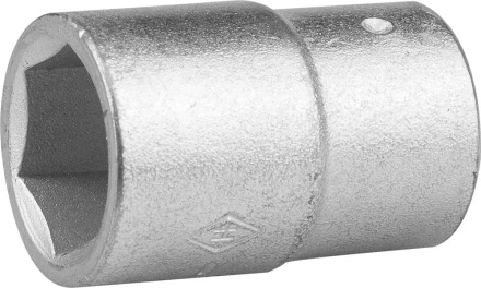 Головка торцовая НИЗ (1/2"), 40Х, шестигранная, оцинкованная, 18мм 2772-18 купить в Тюмени