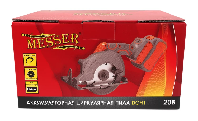 Аккумуляторная циркулярная пила MESSER DCH1 125мм 4Ач купить в Тюмени
