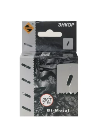Коронка Bi-Metal Ф67 мм М3 Энкор 24167 купить в Тюмени