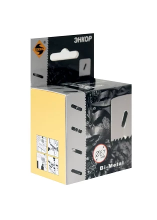 Коронка Bi-Metal Ф67 мм М3 Энкор 24167 купить в Тюмени