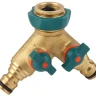 Распределитель RACO "Profi-Plus" двухканальный, латунный с покрытием TPR, 1/2" х 3/4" 4244-55132B купить в Тюмени