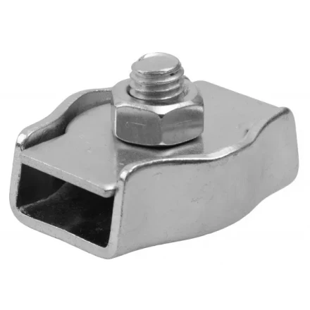 Зажим троса ЗУБР одинарный, оцинкованный, 3мм, 2 шт 4-304436-03 купить в Тюмени