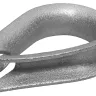 Коуш ЗУБР DIN 6899, оцинкованный, 6мм, 2 шт 4-304496-06 купить в Тюмени