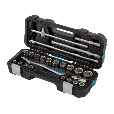 Набор инструментов 24 предмета, 120 зубьев, CrV, 1/2&quot; Gross 14147 купить в Тюмени