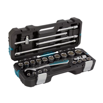 Набор инструментов 24 предмета, 120 зубьев, CrV, 1/2&quot; Gross 14147 купить в Тюмени