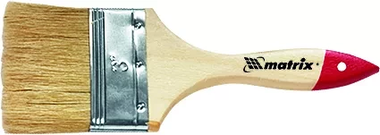Кисть плоская &quot;Стандарт&quot; 2&quot; (50 мм) натуральная щетина деревянная ручка  MATRIX 82530 купить в Тюмени