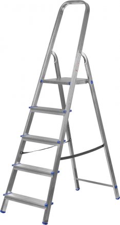 Лестница-стремянка ЗУБР алюминиевая, усиленный профиль, 5 ступеней 38805-05 купить в Тюмени