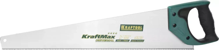 Ножовка KRAFTOOL "EXPERT" "SuperMax", универсальн быстрый и точный рез, универсальн средний закален зуб, 7/8TPI, 550мм 15222-55 купить в Тюмени