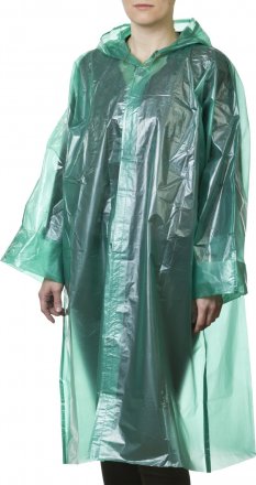 Плащ-дождевик STAYER 11610, полиэтиленовый, зеленый цвет, универсальный размер S-XL 11610 купить в Тюмени