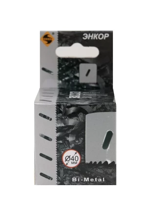 Коронка Bi-Metal Ф40 мм М3 Энкор 24140 купить в Тюмени