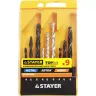 Набор STAYER "STANDARD": Сверла комбинированные, дерево (4-6-8мм), металл (4-6-8мм), бетон (4-6-8мм), 9 предметов 29720-H9 купить в Тюмени
