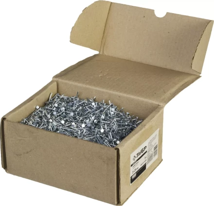 Гвозди ЗУБР &quot;МАСТЕР&quot; толевые оцинкованные ГОСТ 4029-63, 2,0х25мм, 5кг 305210-20-025 купить в Тюмени