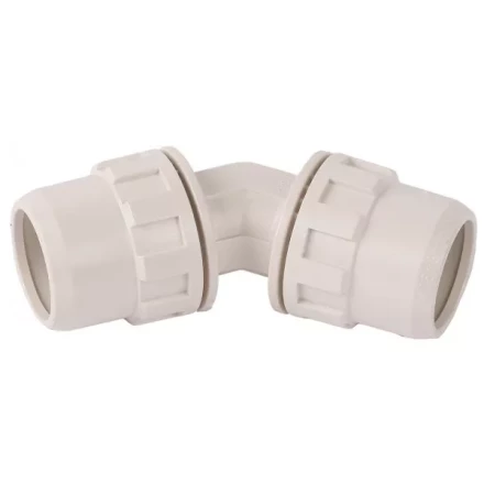 Соединитель ЗУБР &quot;ШиреФит&quot; угловой 45° &quot;штуцер с гайкой - штуцер с гайкой&quot;, 32мм 51491-32 купить в Тюмени