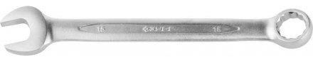 Ключ ЗУБР &quot;ПРОФИ&quot; гаечный комбинированный, Cr-V сталь, хромированный, 15мм 27022-15 купить в Тюмени